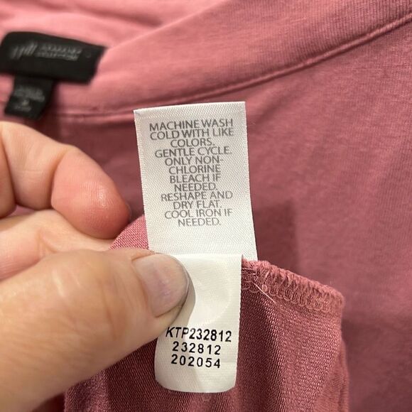 J.Jill Wearever Collection Oversized Dusty Pink Tee Size M Petite - Picture 11 of 11